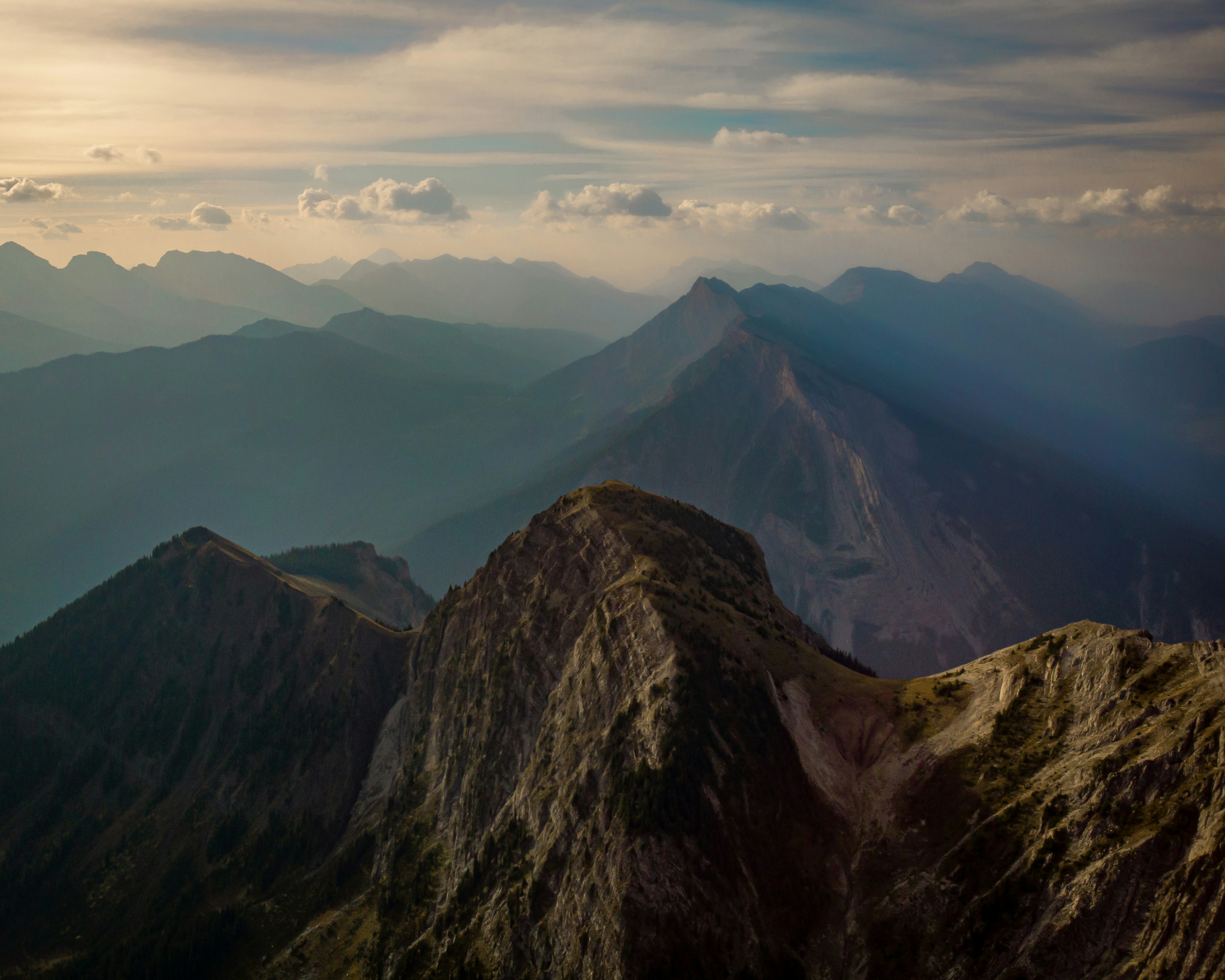 Mountain range, British Columbia